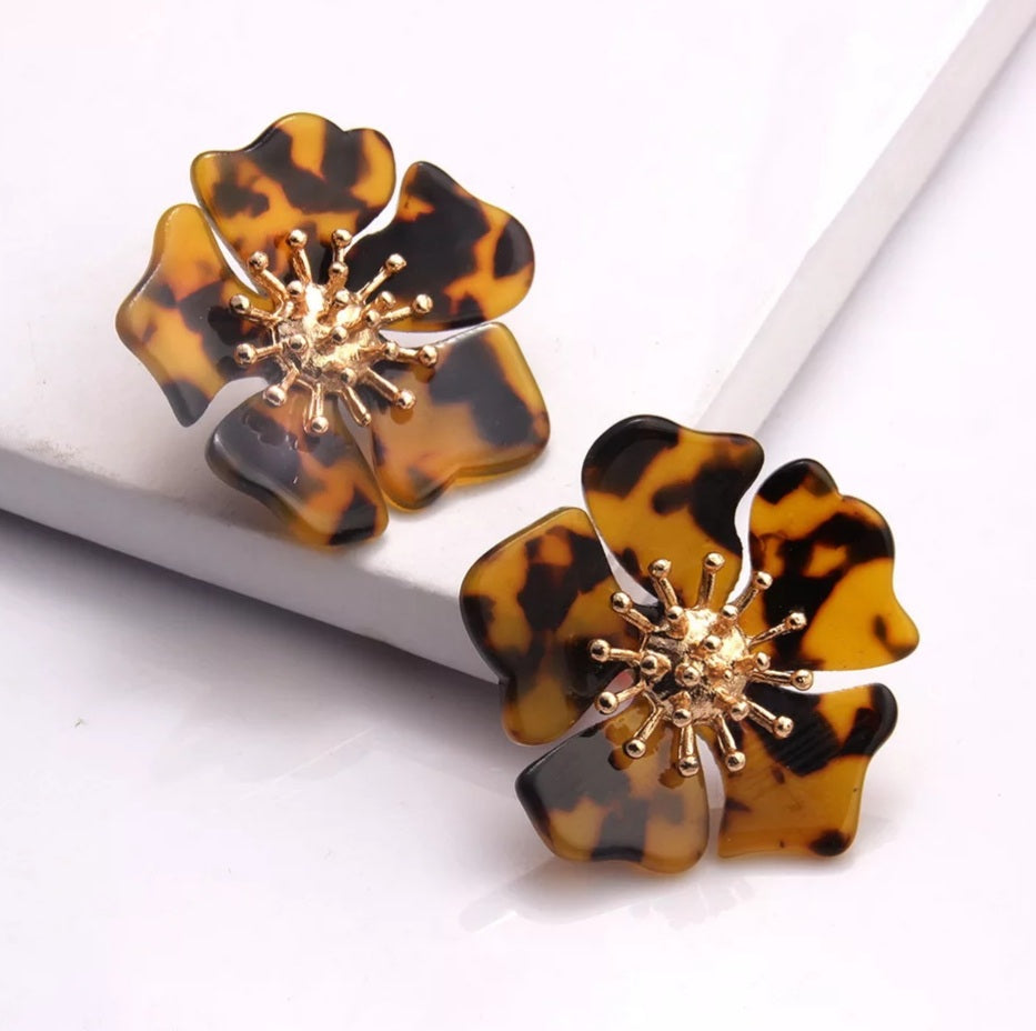 Flower Bomb Stud Earrings