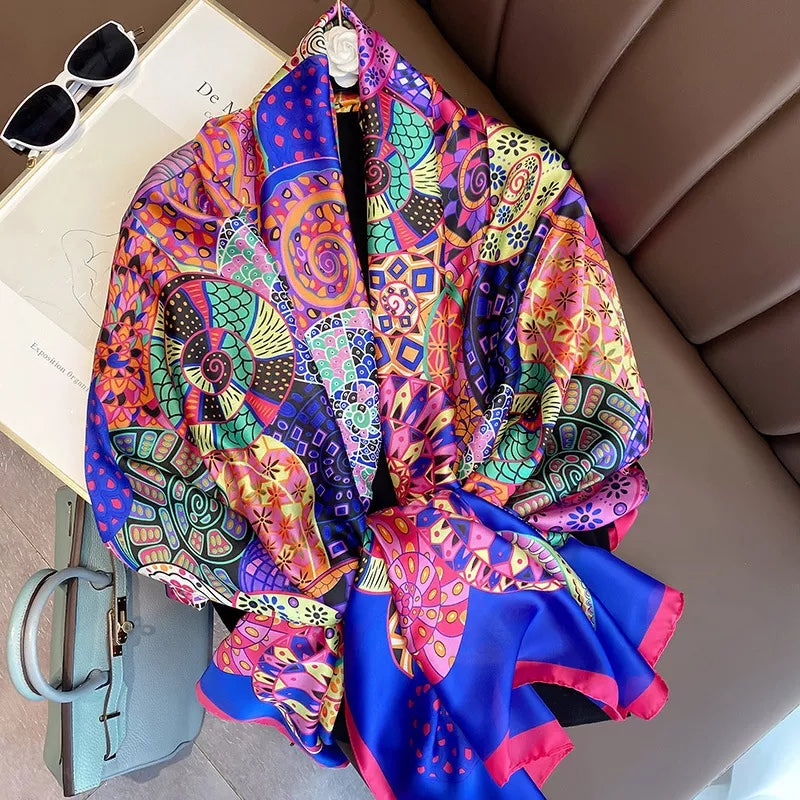 Afro-Boho Basket Scarf