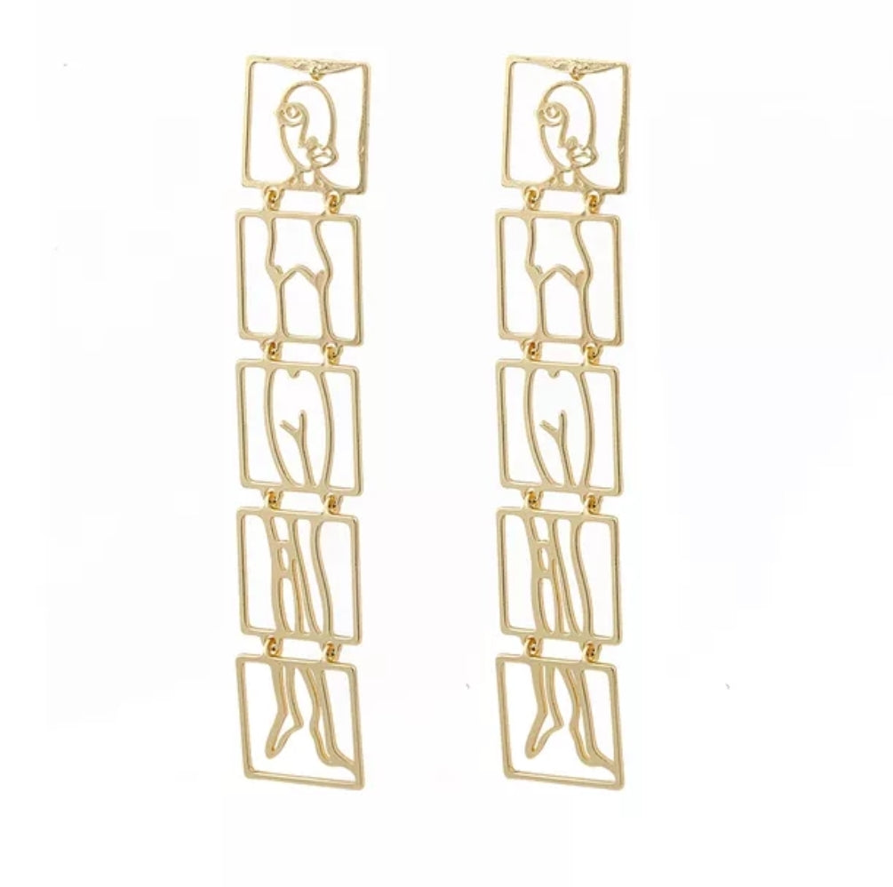 Picasso Lady Dangle Earrings