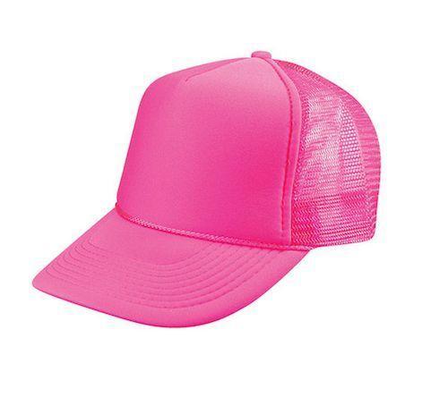 1584 Lot Blank Neon Foam Mesh Trucker Hats Caps Solid Two Tone Wholesale Bulk