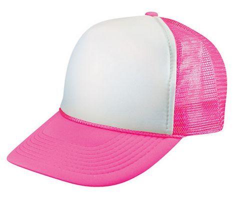 144 Lot Blank Neon Foam Mesh Trucker Hats Caps Solid Two Tone Wholesale Bulk