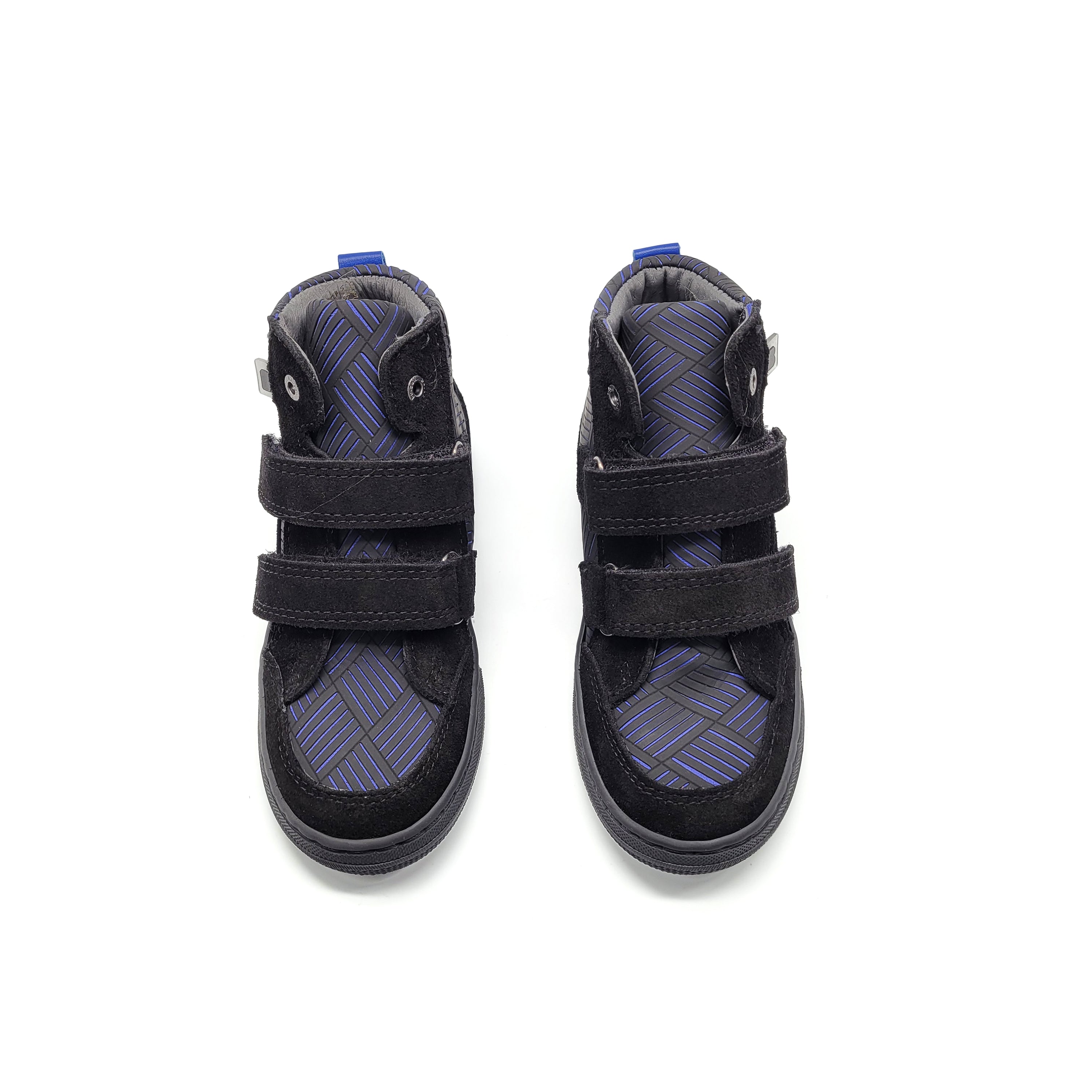 BO-BELL-MAXUS-Black Blue Velcro Sneaker