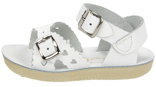 Salt Water White Sweetheart Sandal