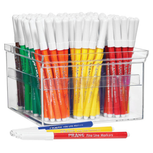 Prang Classic Art Markers, Fine Line, Master Pack, 12 Each of 12 Colors