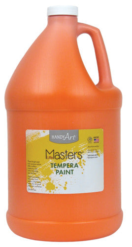 Little Masters Tempera Paint, Gallon, Orange