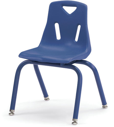Berries Stacking Chair with Powder-Coated Legs - 14