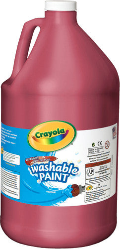 Crayola Washable Paint, Gallon, Red