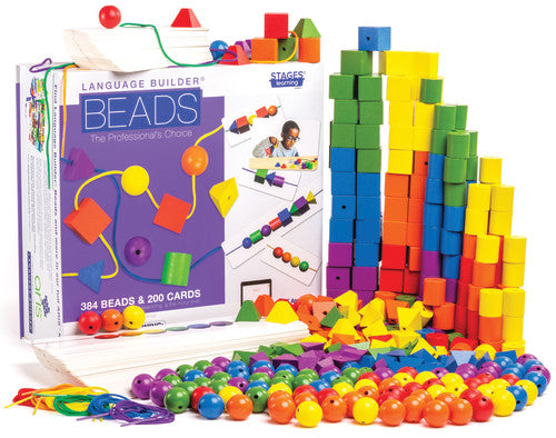 Language Builder Stringing Beads, Set of 384