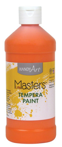Little Masters Tempera Paint, 16 oz., Orange