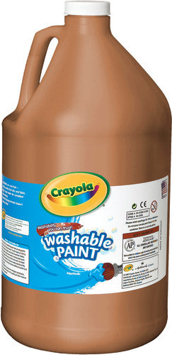 Crayola Washable Paint, Gallon, Brown