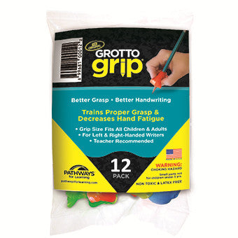 Grotto Grip Pencil Grips, 12-Pack
