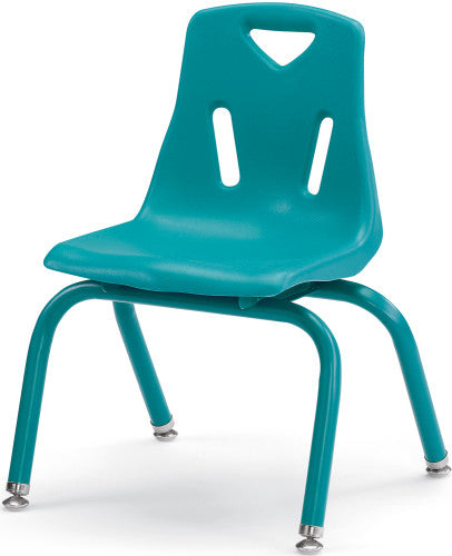 Berries Stacking Chair with Powder-Coated Legs - 10