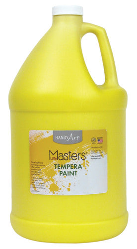 Little Masters Tempera Paint, Gallon, Yellow