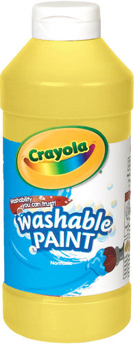Crayola Washable Paint, 16 oz., Yellow
