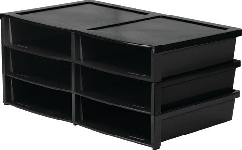 Quick Stack Letter Paper Sorter, Black