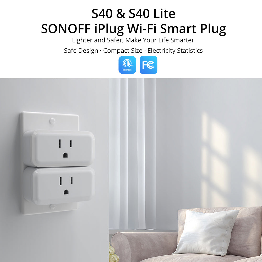 Sunlite Plug SONOFF iPlug Series Wi-Fi Smart Plug – S40 & S40 Lite – Sunhokey ...