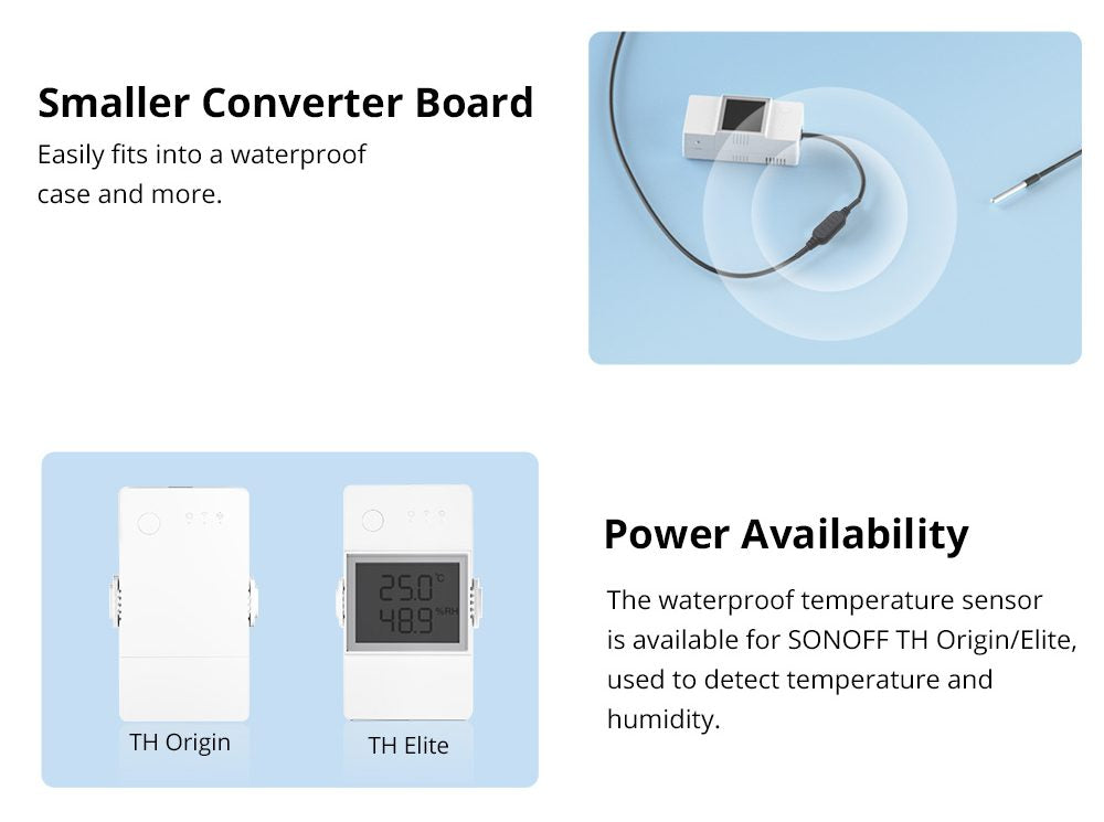 Th Sensor SONOFF Waterproof Temp Sensor for TH Series – Sunhokey Electronics Co., Ltd