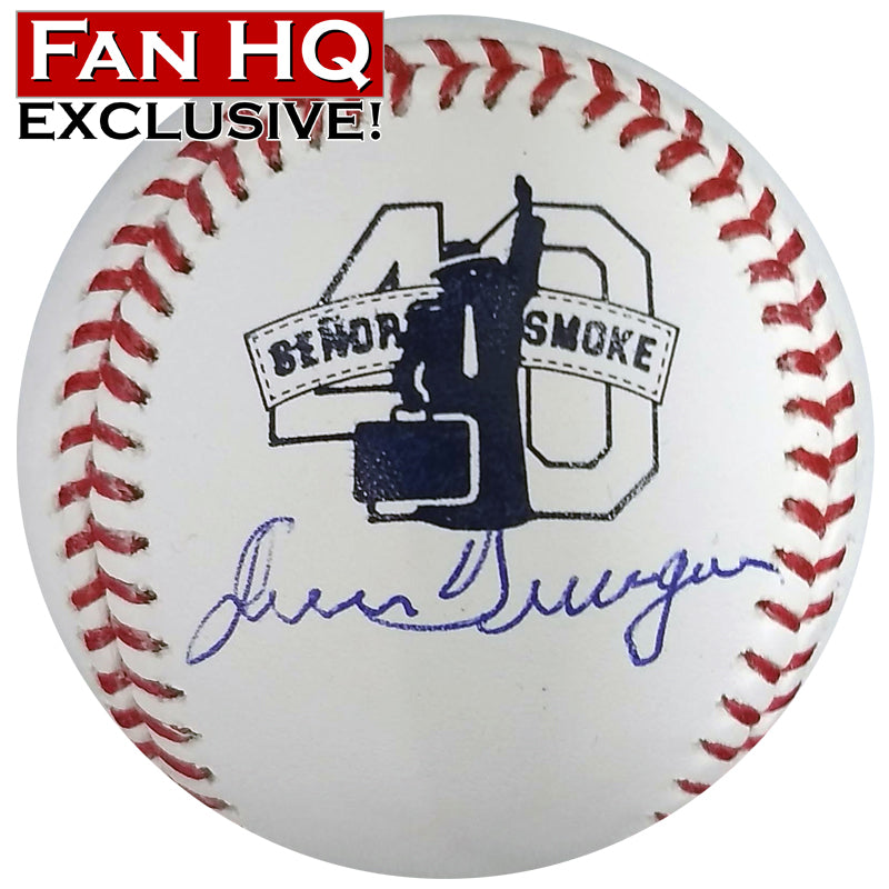 Juan Berenguer Autographed Fan HQ Exclusive Nickname Series Baseball