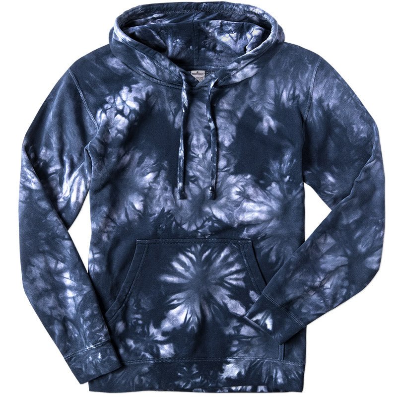 Tie-Dyed Hooded Sweatshirt