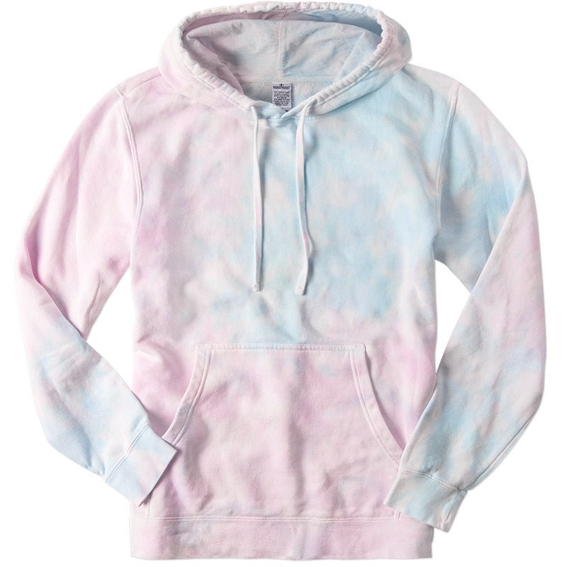 Tie-Dyed Hooded Sweatshirt