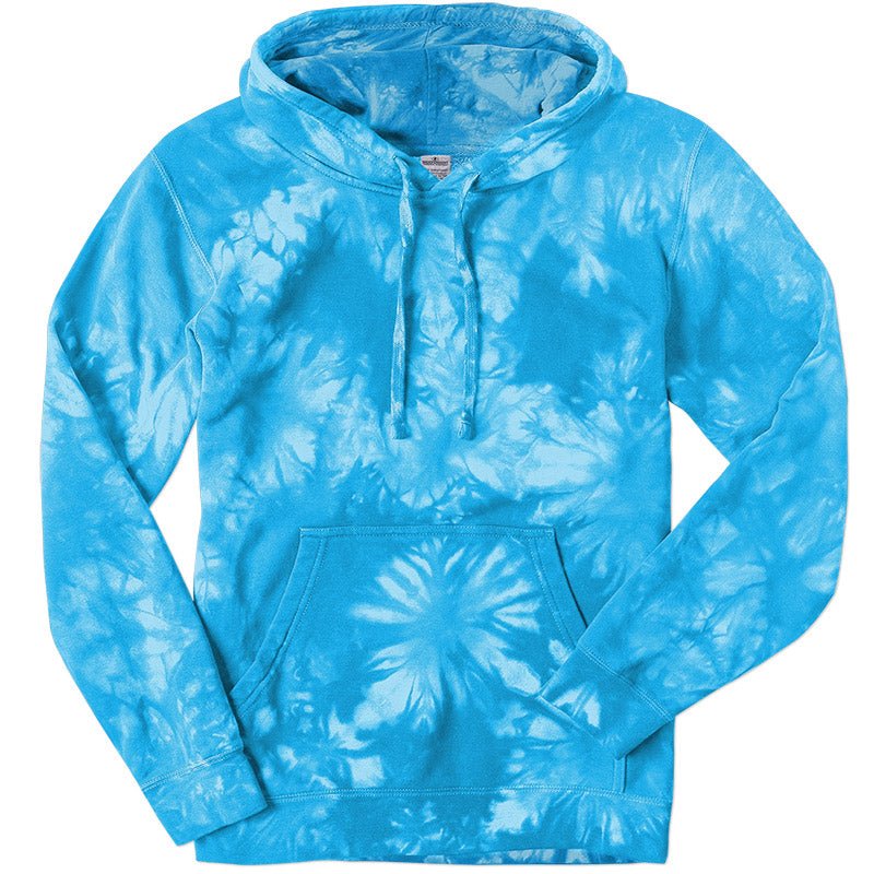 Tie-Dyed Hooded Sweatshirt