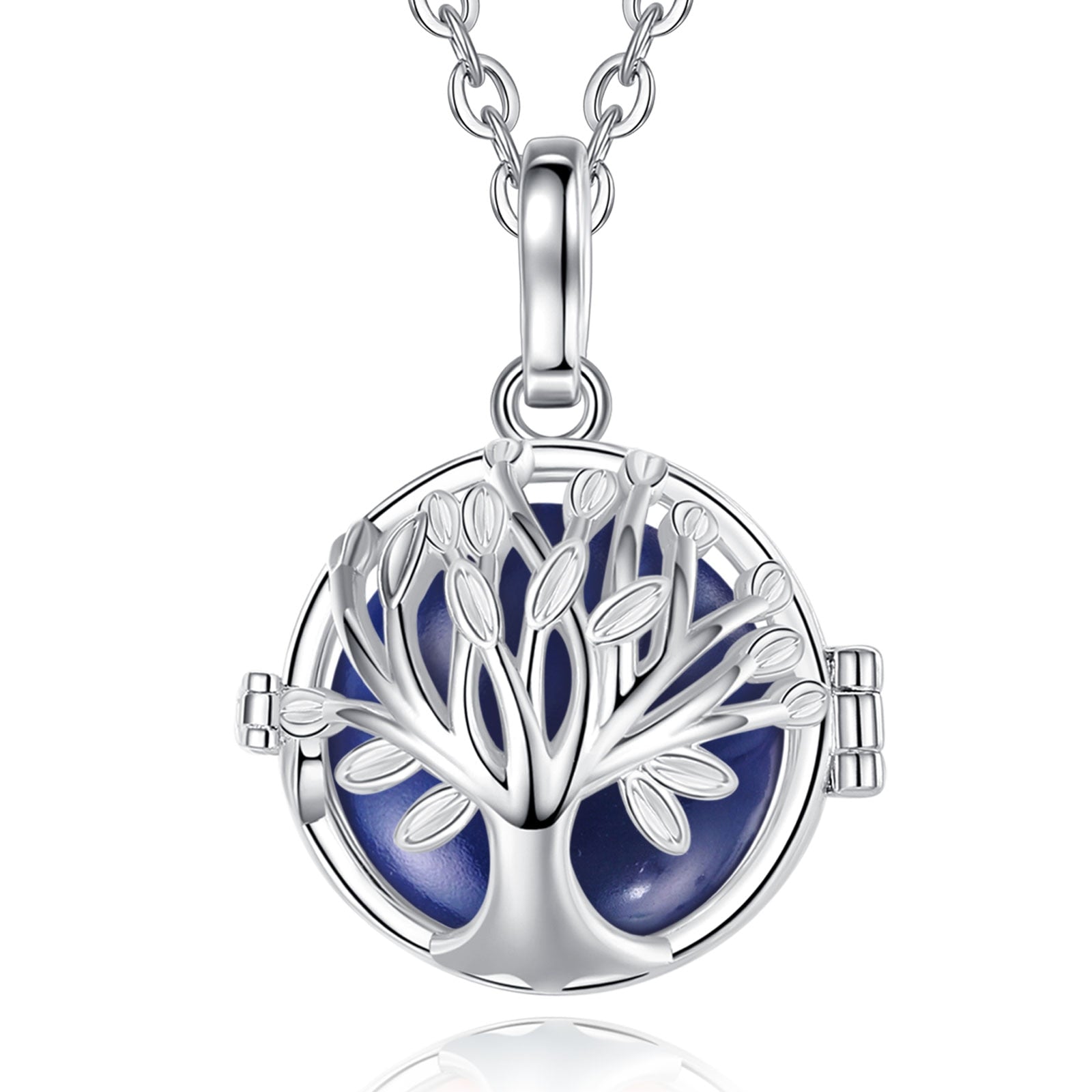 Tree Of Life Multi-Colored Pendant Necklace