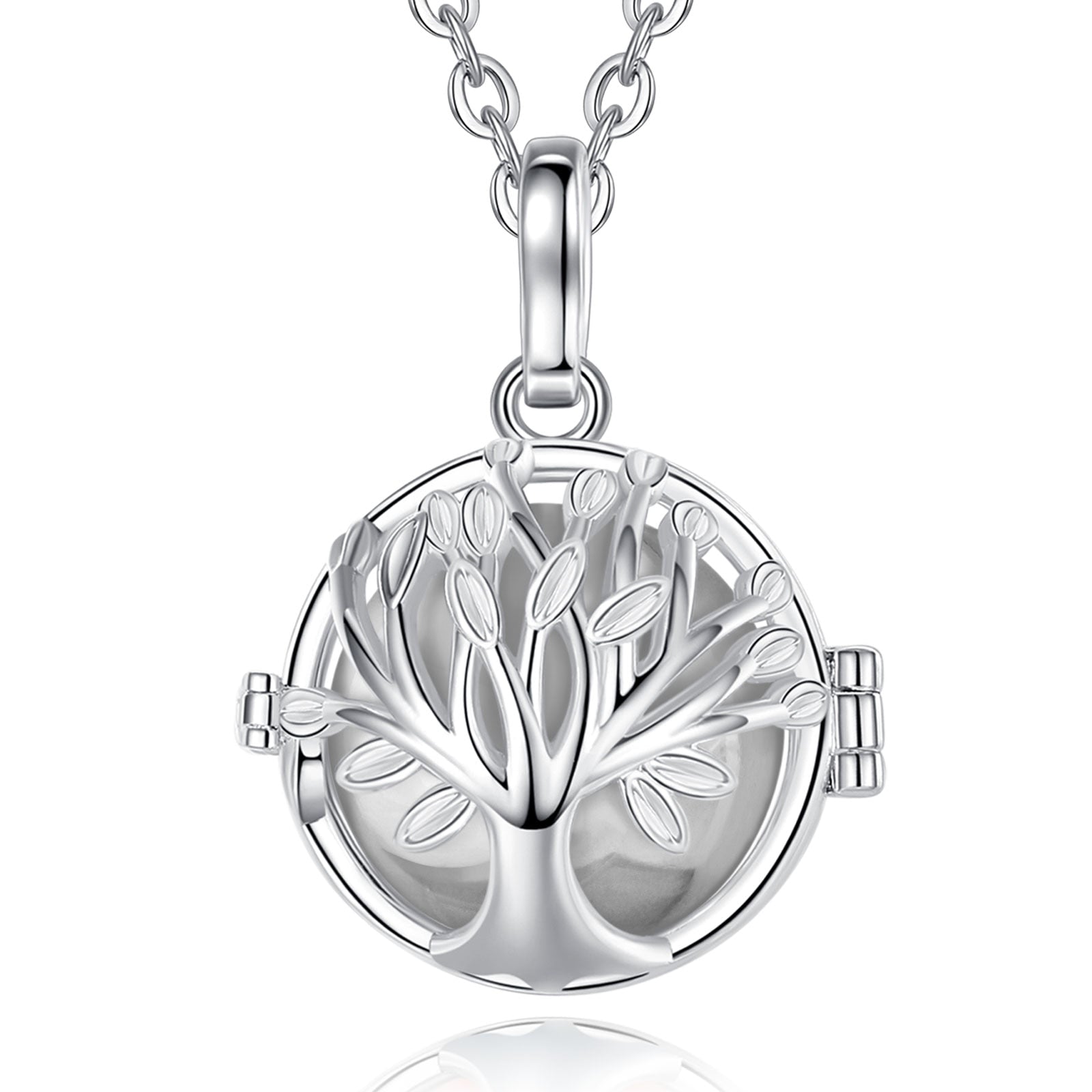 Tree Of Life Multi-Colored Pendant Necklace