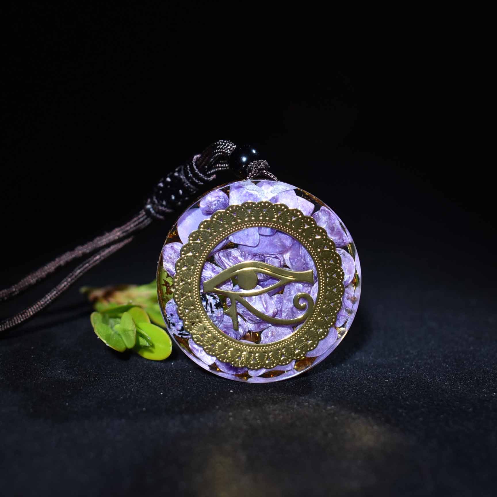 Orgone Pendant Tree Of Life Energy Orgonite Necklace, Pink Crystal Healing Resin Crystal pendant Chakra Yoga Meditation Pendant