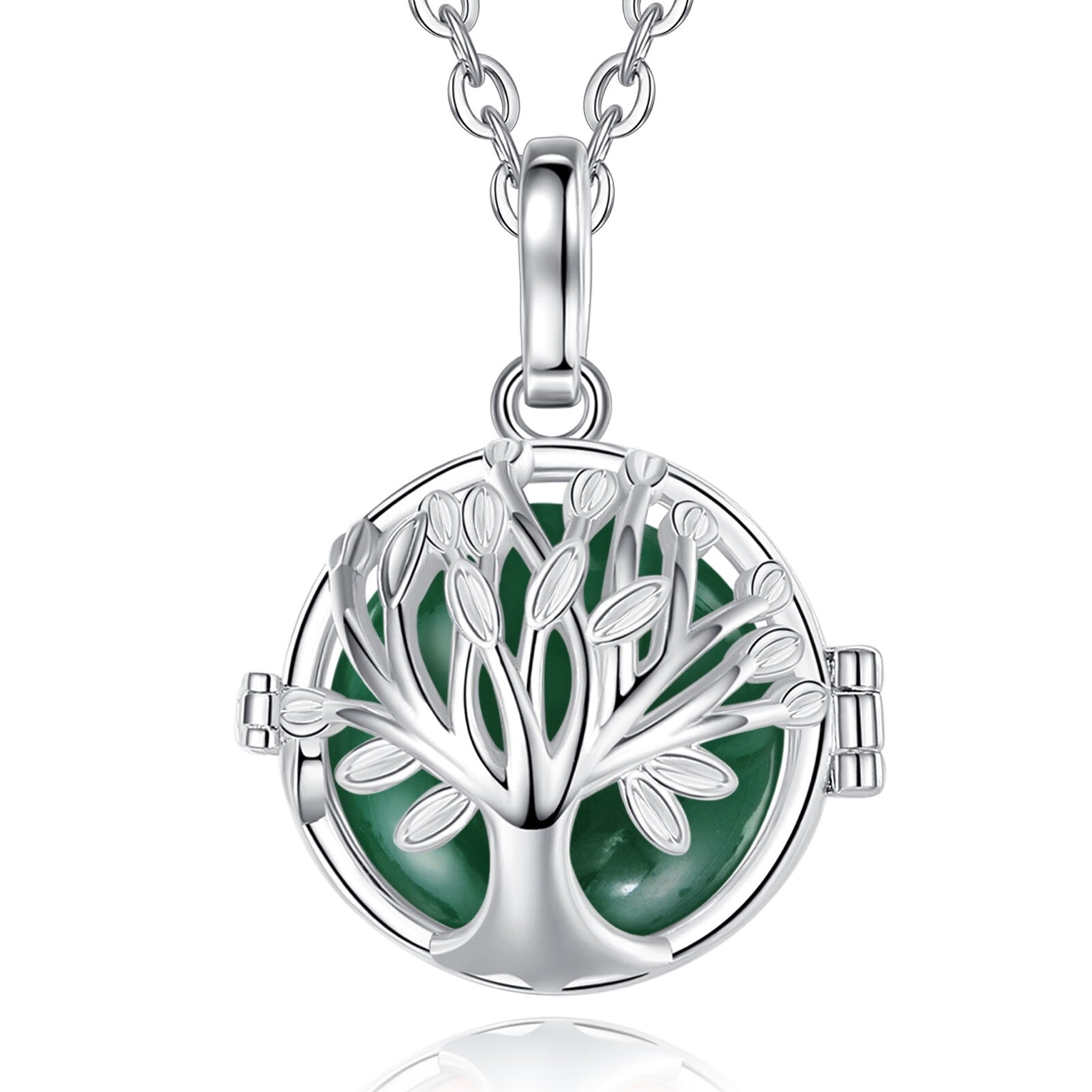 Tree Of Life Multi-Colored Pendant Necklace