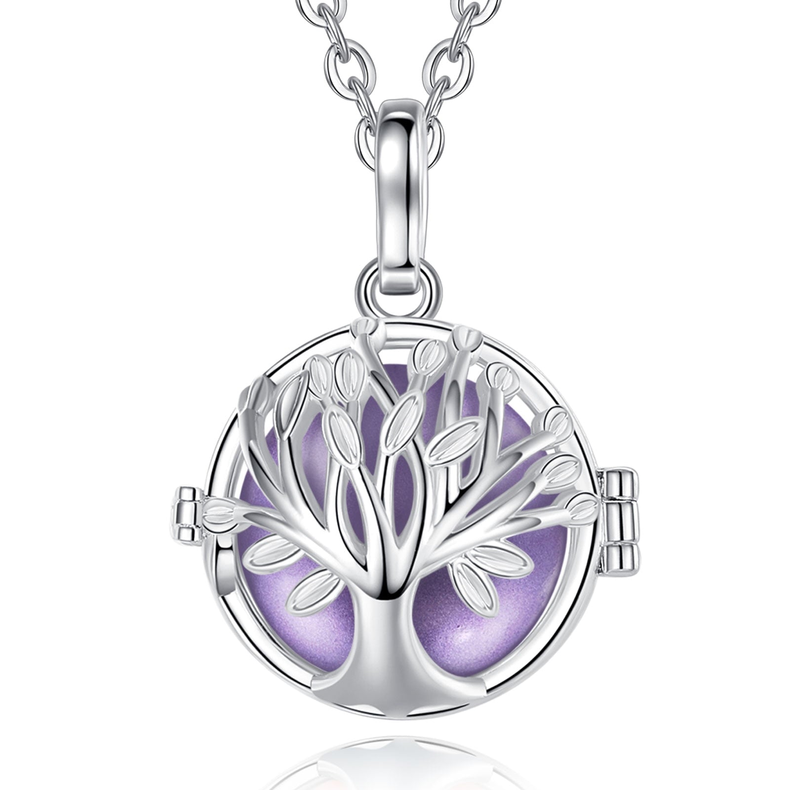 Tree Of Life Multi-Colored Pendant Necklace