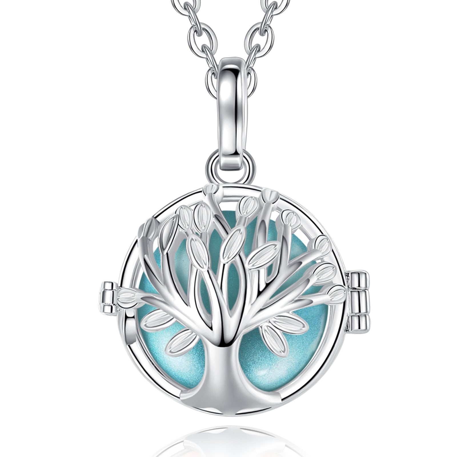 Tree Of Life Multi-Colored Pendant Necklace