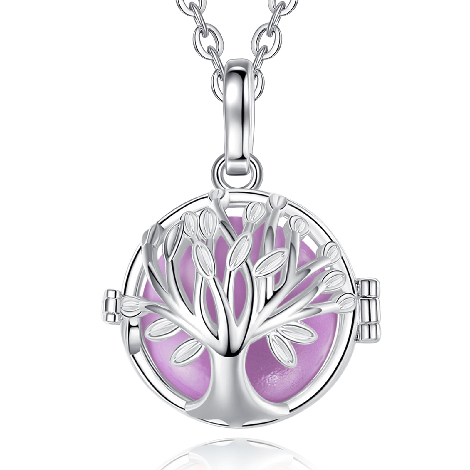 Tree Of Life Multi-Colored Pendant Necklace