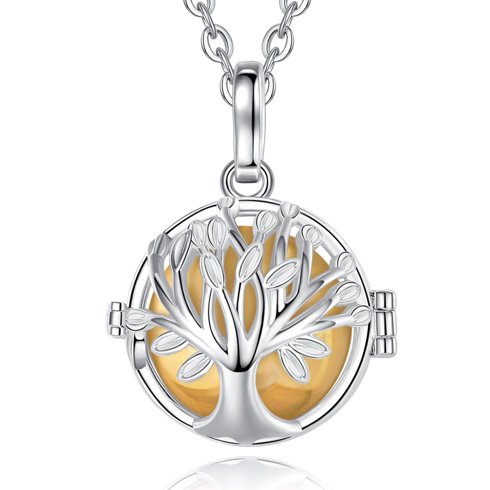 Tree Of Life Multi-Colored Pendant Necklace