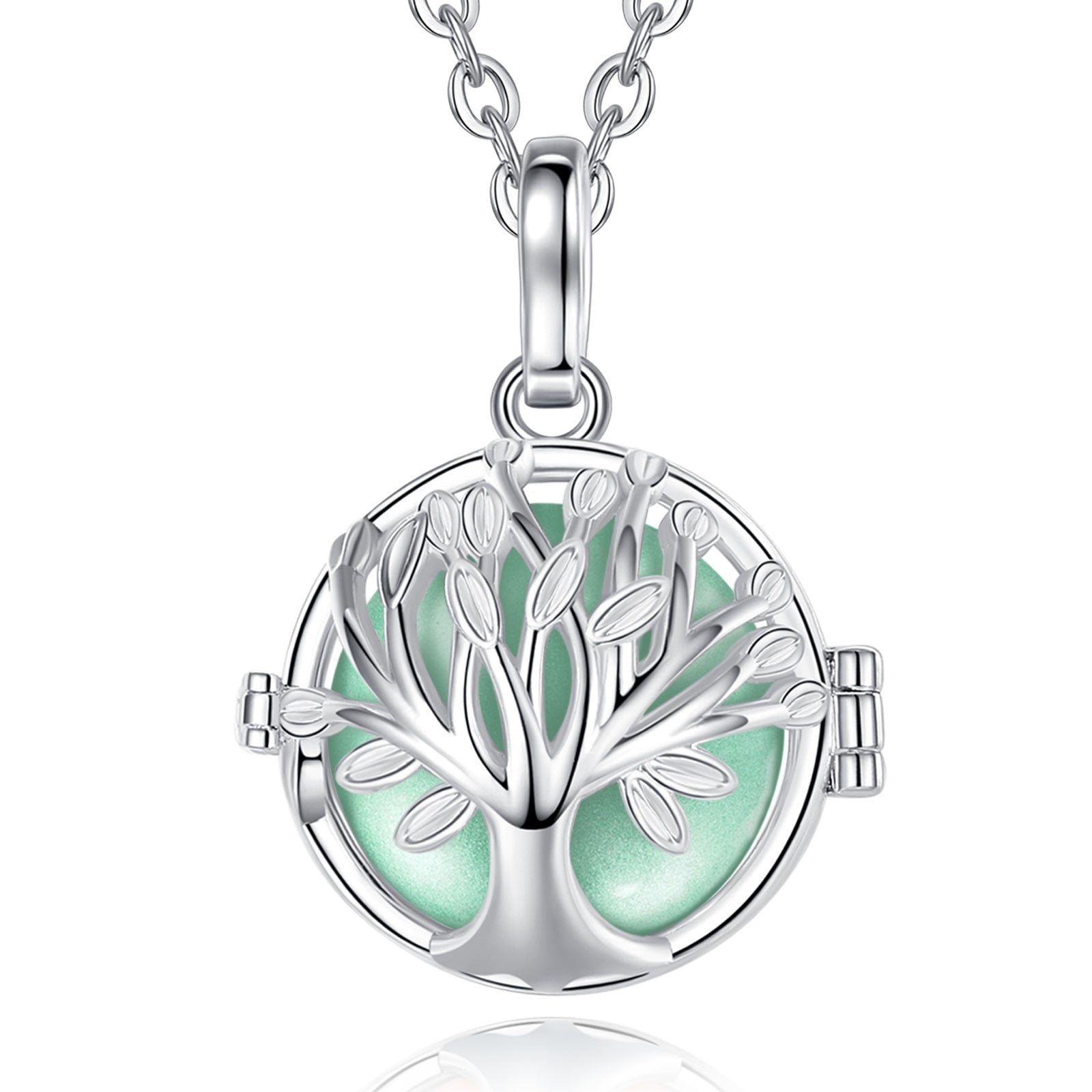 Tree Of Life Multi-Colored Pendant Necklace