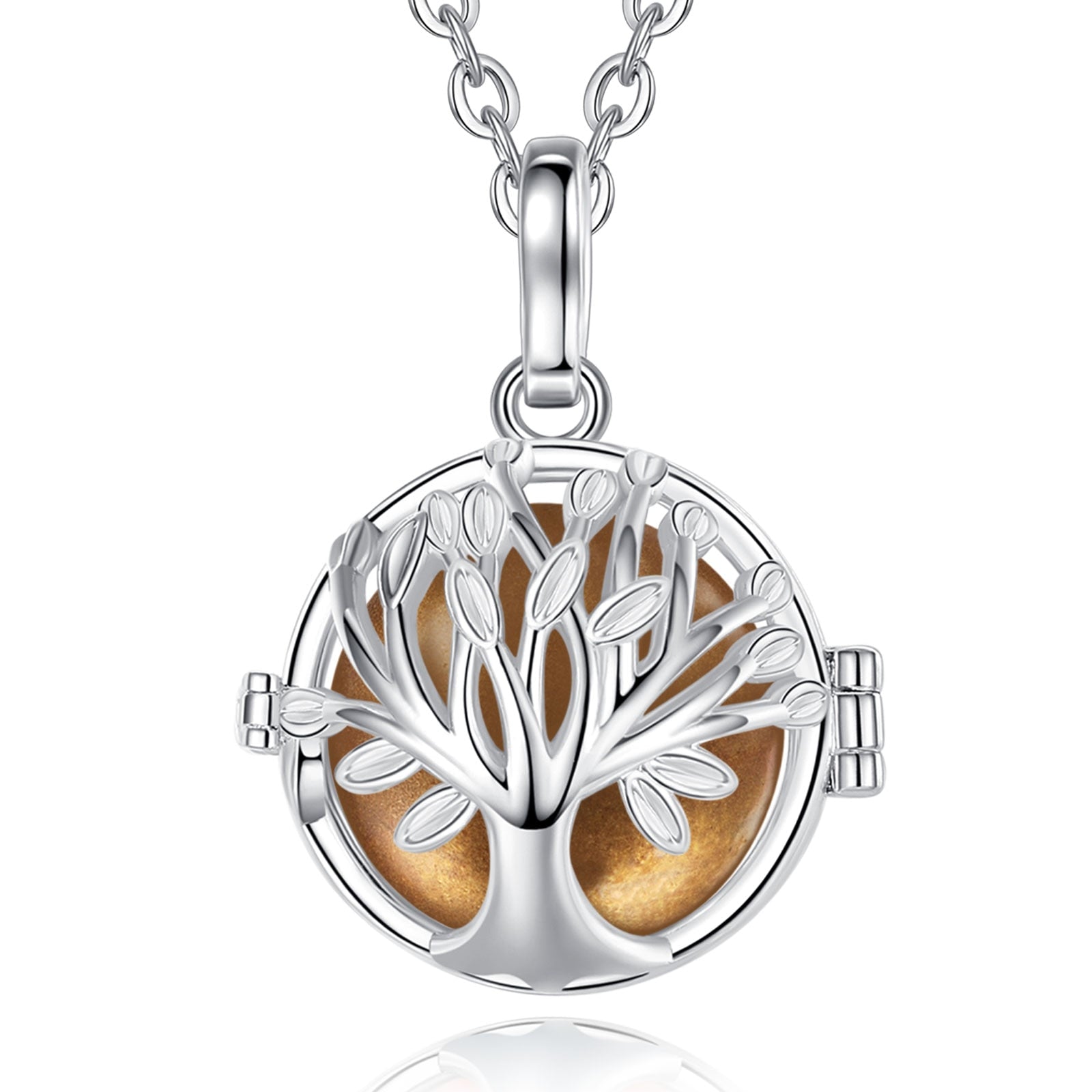 Tree Of Life Multi-Colored Pendant Necklace