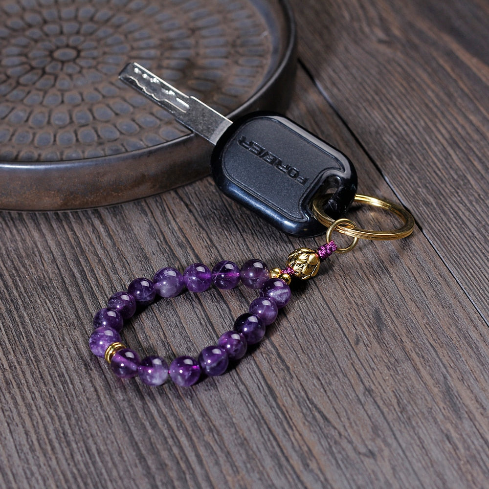 Beaded keychain for women