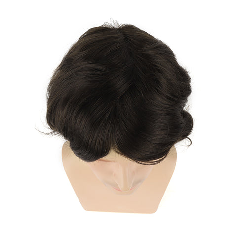 Stock Toupee Hair Replacement Systems For Men