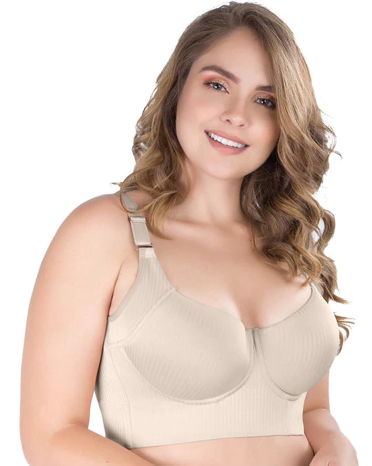 BRA 8542 Extra Firm Control Full Cup Bra with Side Support | Powernet