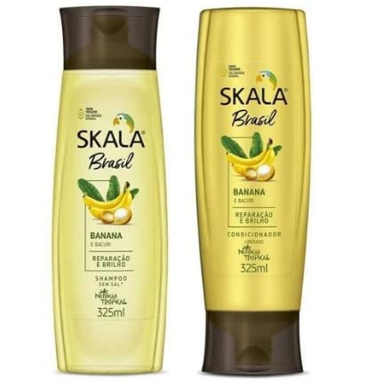 SKALA BOMBA of banana vitamins Shampoo and Conditioner (1 SET)