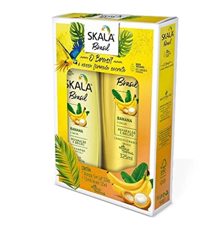 SKALA BOMBA of banana vitamins Shampoo and Conditioner (1 SET)