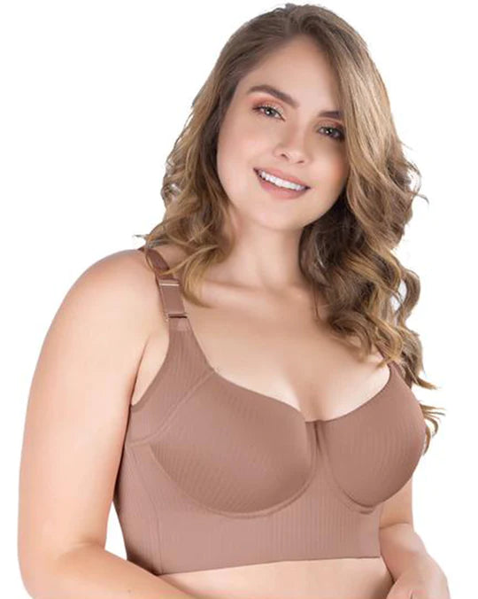 BRA 8542 Extra Firm Control Full Cup Bra with Side Support | Powernet