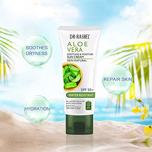 Dr Rashel Aloe Vera Soothing & Moisture Sun Cream Water Resistant 60 G SPF 50+
