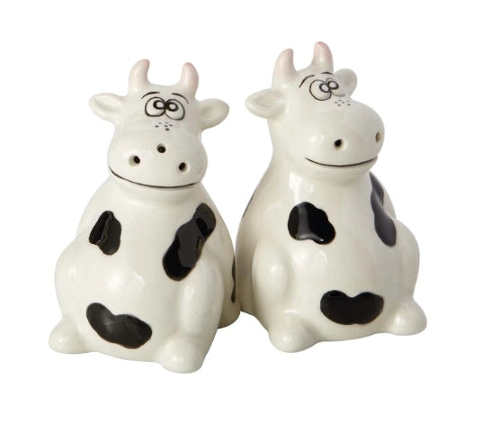 Cow Black and White Salt and Pepper Shaker Set