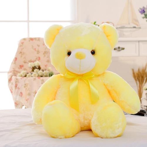 Glowing Teddy Bear Huggy Pillow