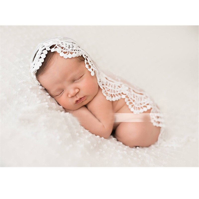 Luxury Baby Swaddle Blanket With Mesh Lace Fabric