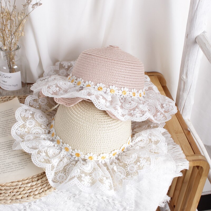 Sunflower Straw Hat For Kids