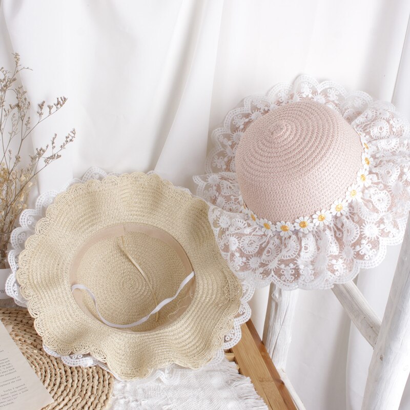 Sunflower Straw Hat For Kids