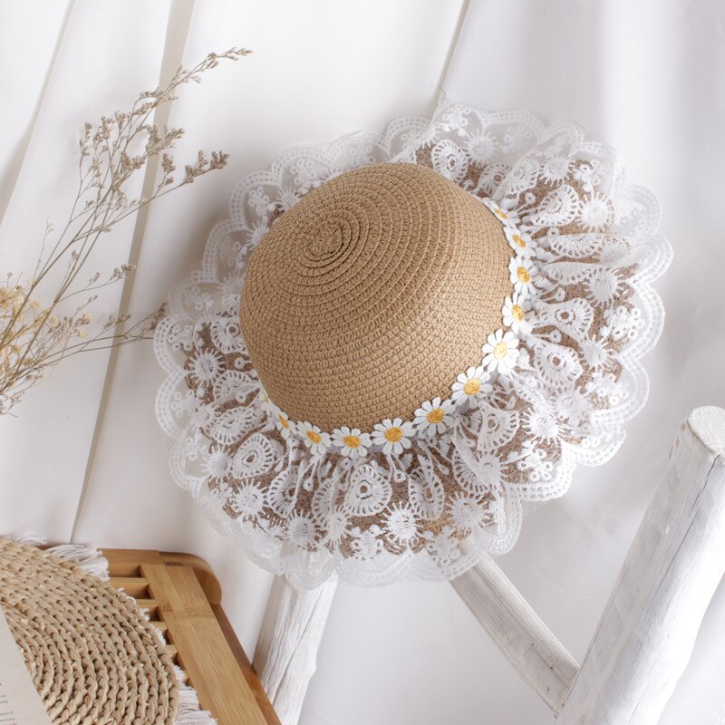 Sunflower Straw Hat For Kids