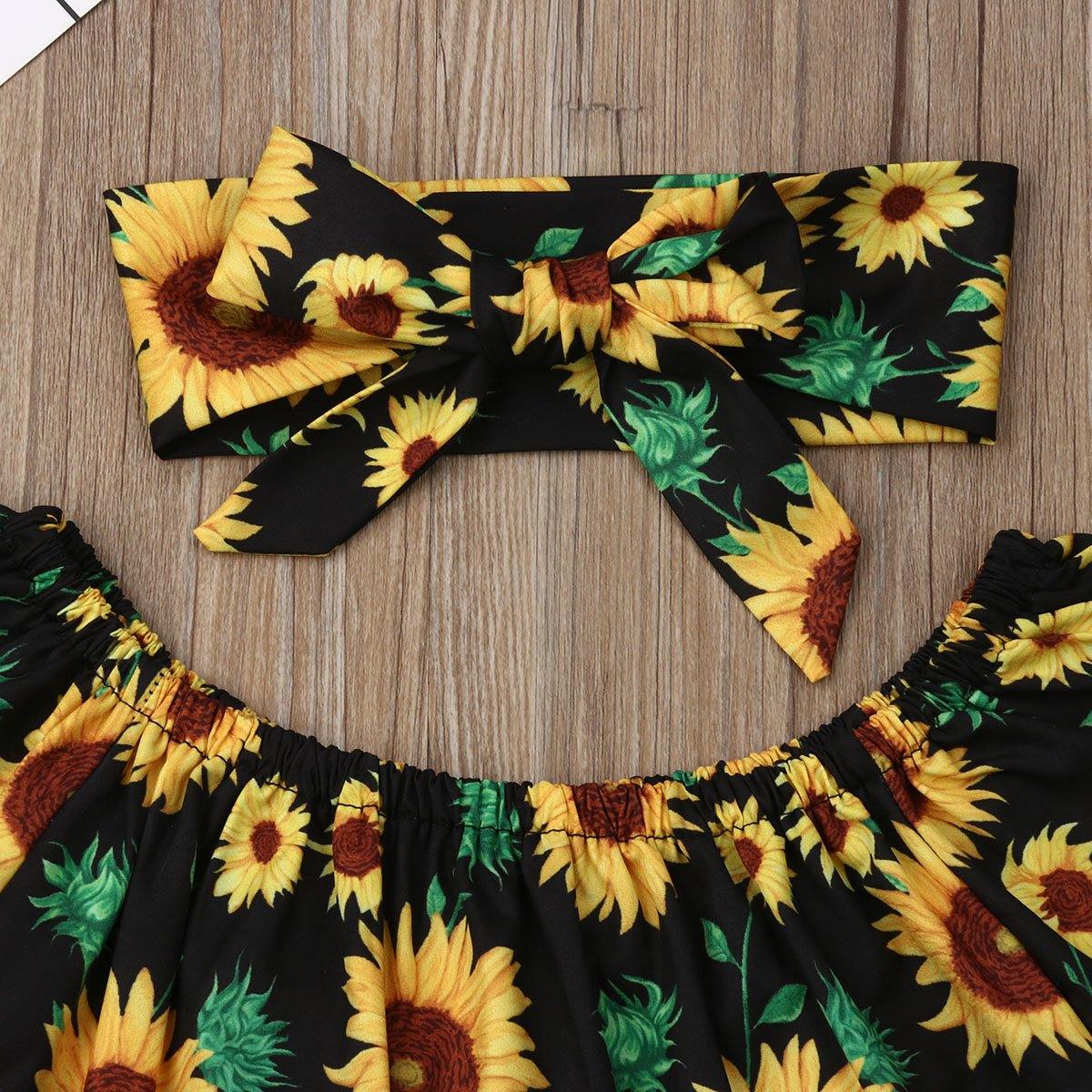 Set Sunflower Summer Outfit - 1LoveBaby