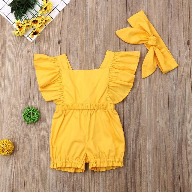 Summer Fun Ruffled Jumpsuit - 1Lovebaby